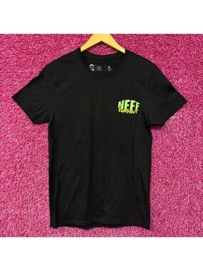 Neff Company Earth UFO Invasion Graphic Design T-Shirt Small